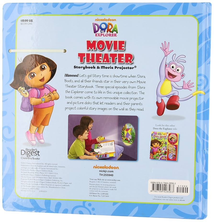 Dora the Explorer Movie Theater Storybook and Movie